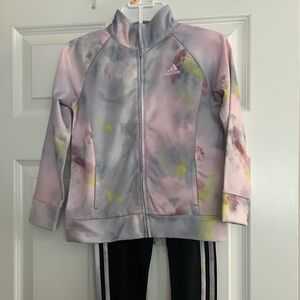 Girls adidas sweat suit